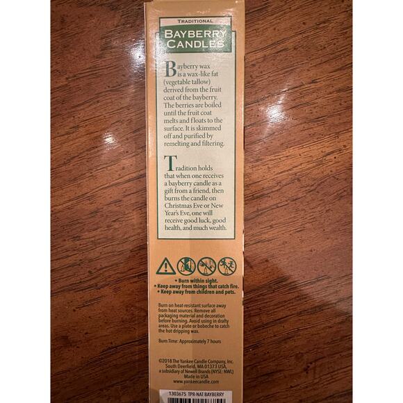 Yankee Candle Company Bayberry Candles - Picture 2 of 3